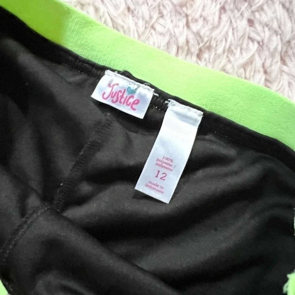Sequin Sparkle‎ Graffiti PopArt Dopamine Whimsical Magical Skort Girls 12 Pixie
